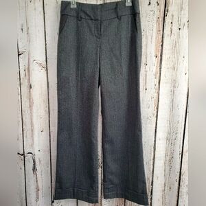 Kenar Women's Size‎ 4 Herringbone Knit Wide-Leg Career Dress Pants Slacks EUC